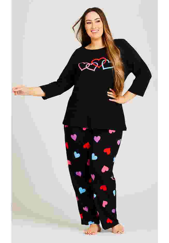 Heart Print Top image number 3