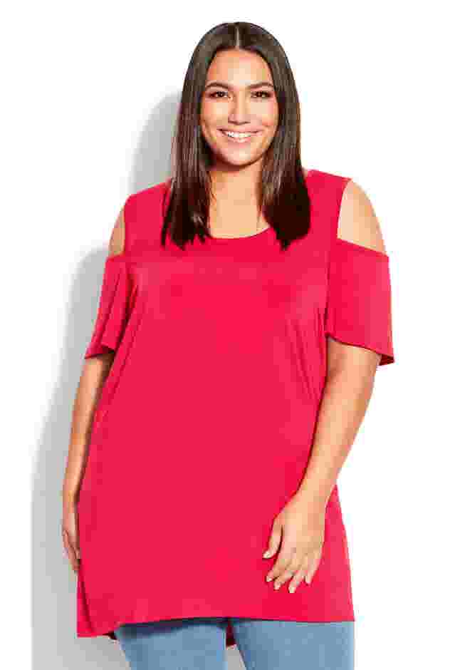 Claire Cold Shoulder Tunic image number 3