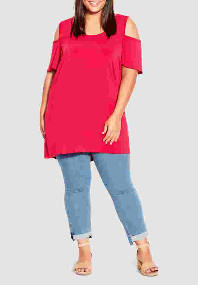 Claire Cold Shoulder Tunic image number 0