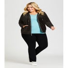 Metallic Velour Jacket image number null