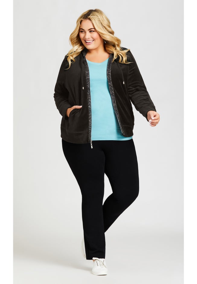 Metallic Velour Jacket image number null