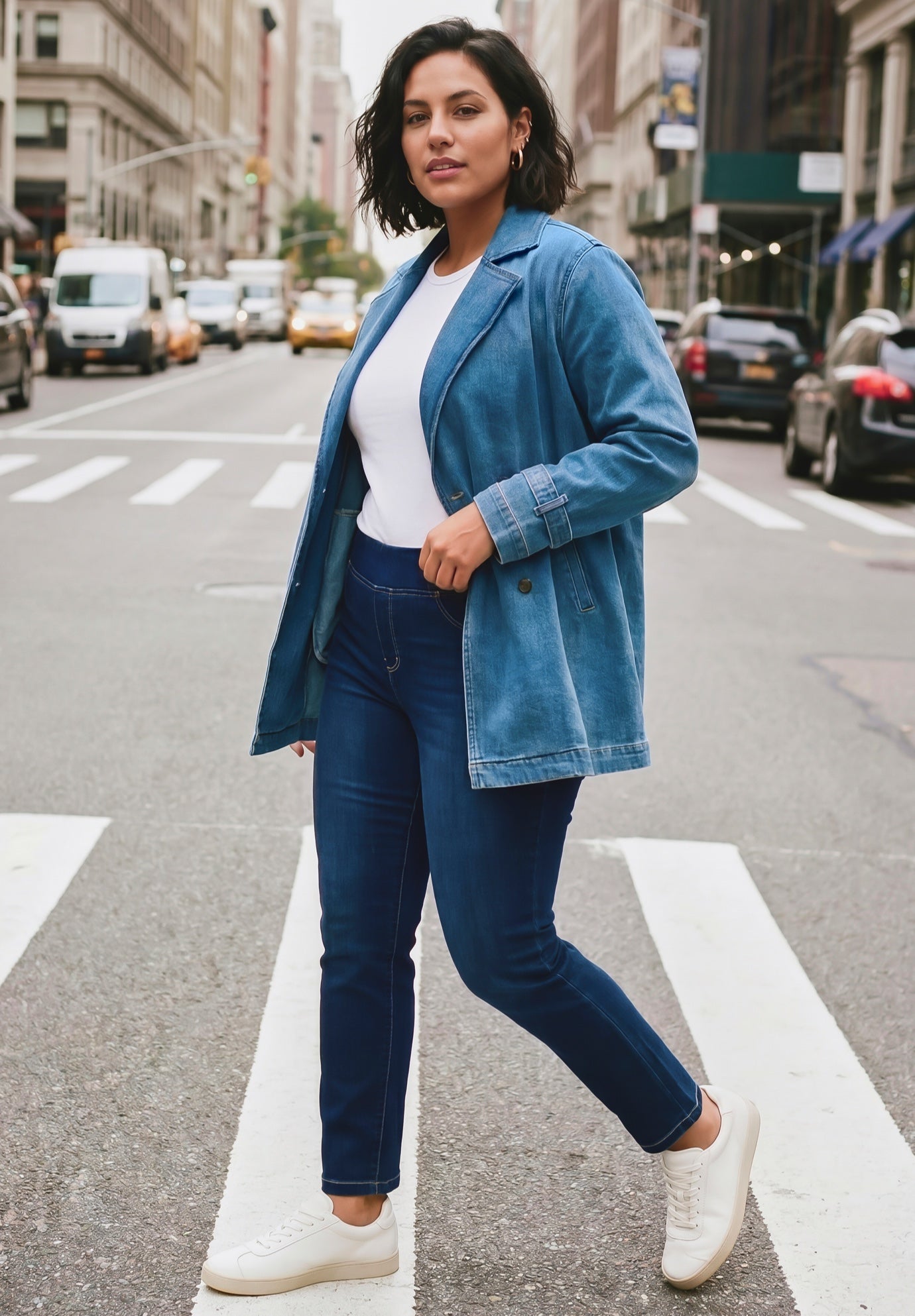 Butter Denim Pull-On High Rise Jean image number 1