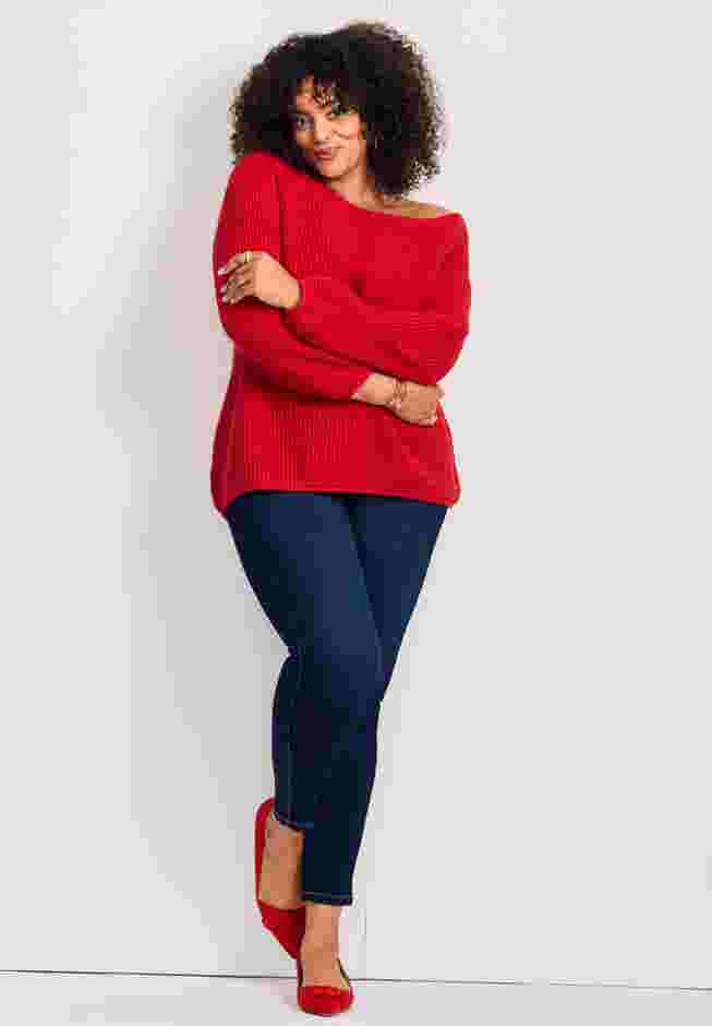 Butter Denim Pull-On High Rise Jean image number 1