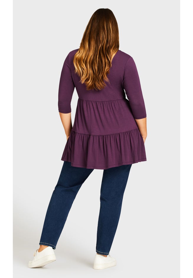 Butter Denim Pull-On High Rise Jean image number 3