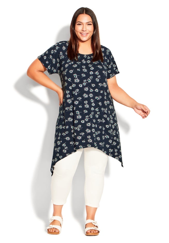 Hankey Hem Print Tunic image number 1