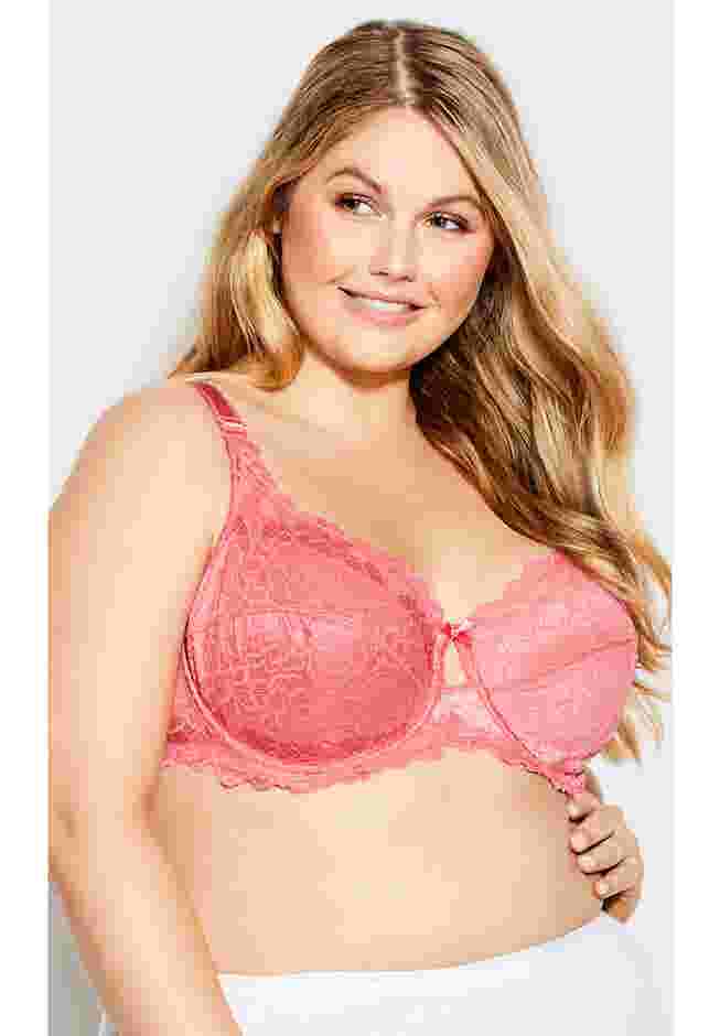 Knitted Lace Soft Cup Bra image number 0
