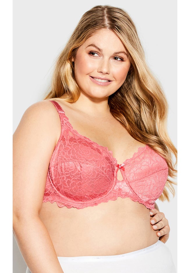 Knitted Lace Soft Cup Bra image number 0
