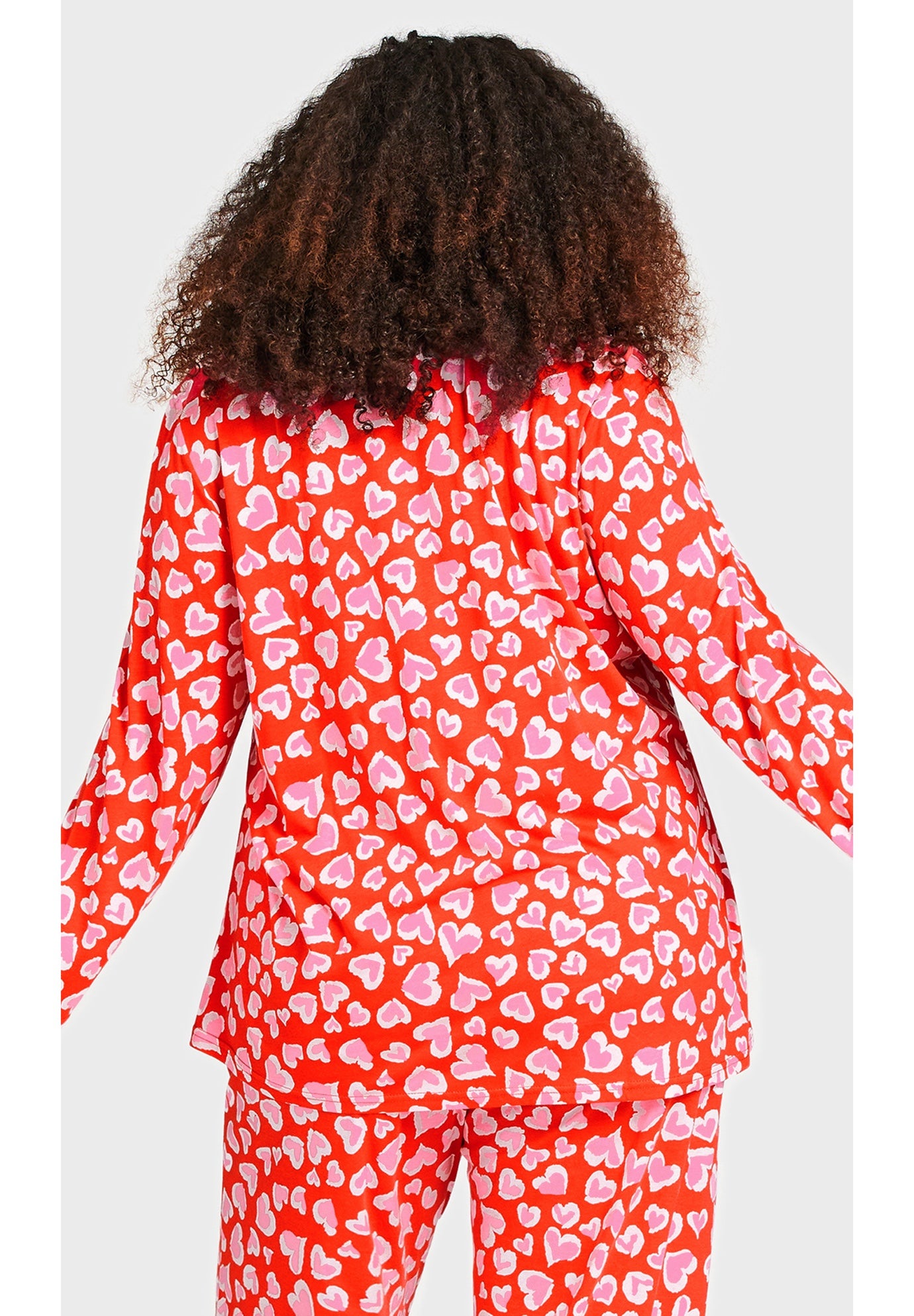 Button Heart Sleep Top image number 1