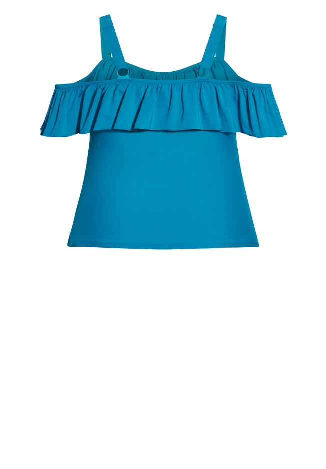 Ruffle Tankini Top image number null