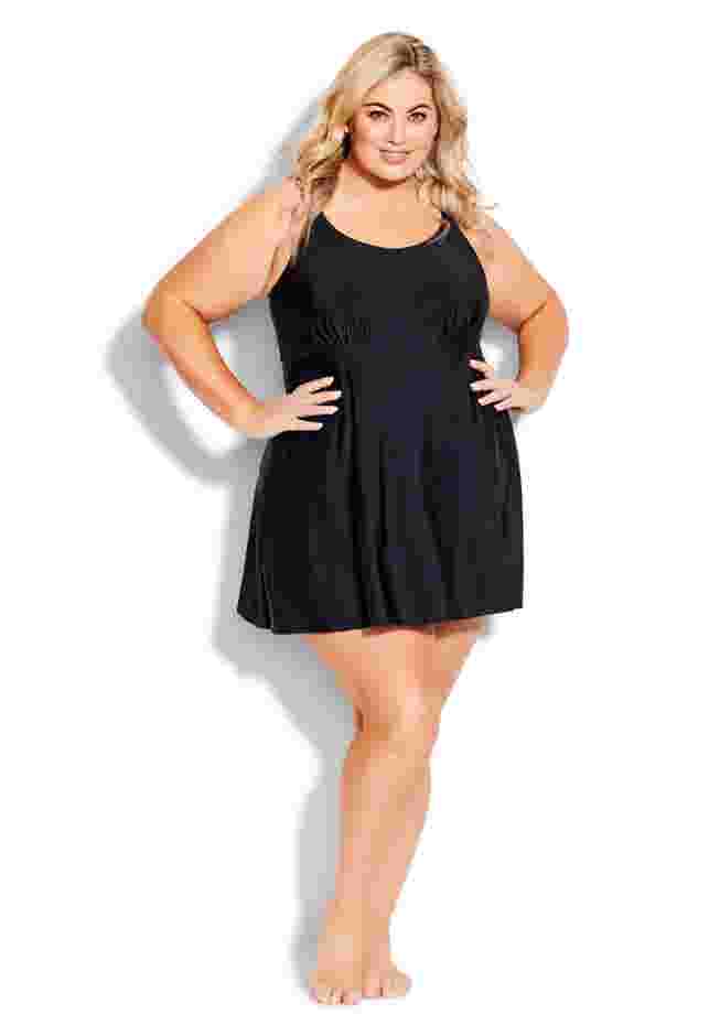 Empire Swim Dress image number 0