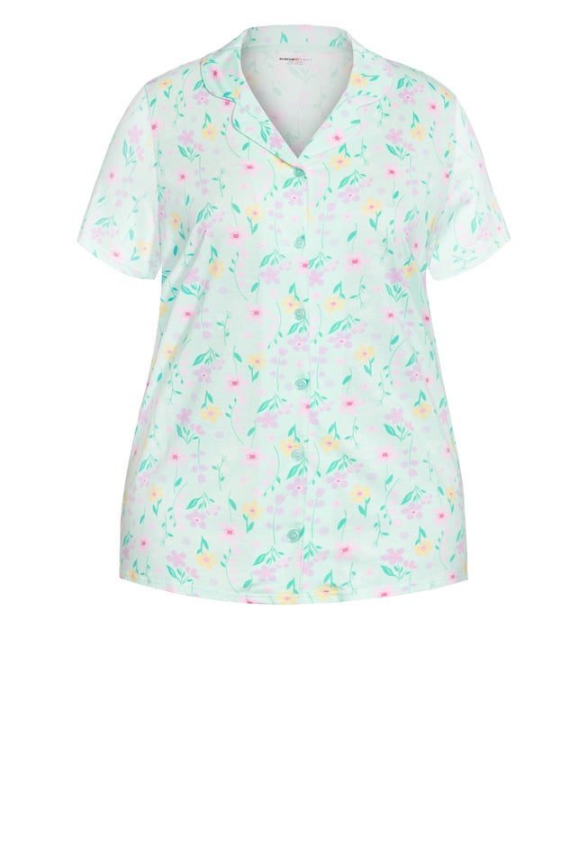 Button Up Sleep Top image number 2