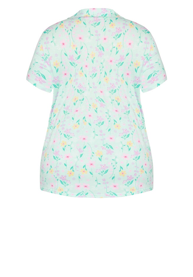 Button Up Sleep Top image number 5