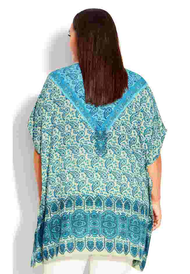Tie Neck Poncho image number 2