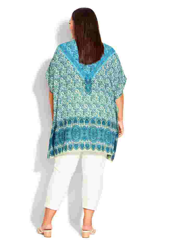 Tie Neck Poncho image number 3