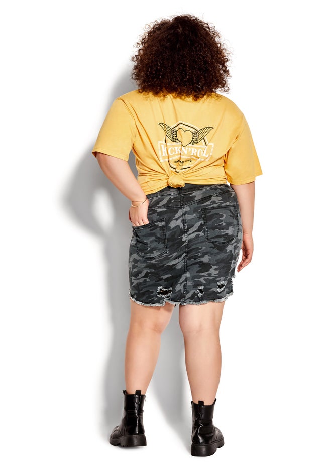 Tessa Ripped Skirt image number null