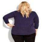 Milly Pleat Plain Top image number null