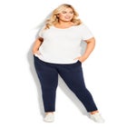 Contrast Pocket Knit Pant image number null