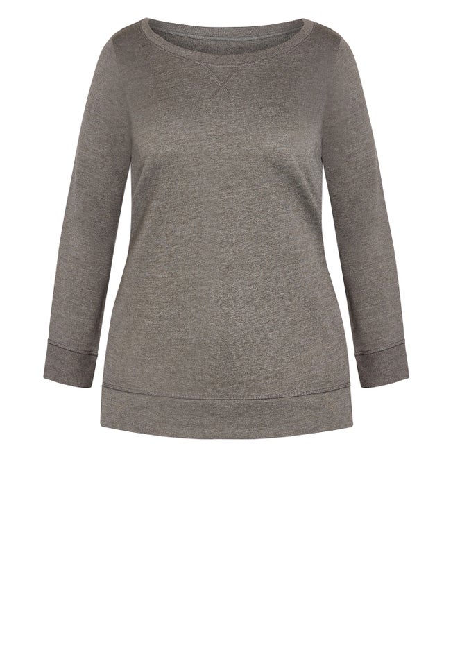 Hi Lo Sweat Top image number 2