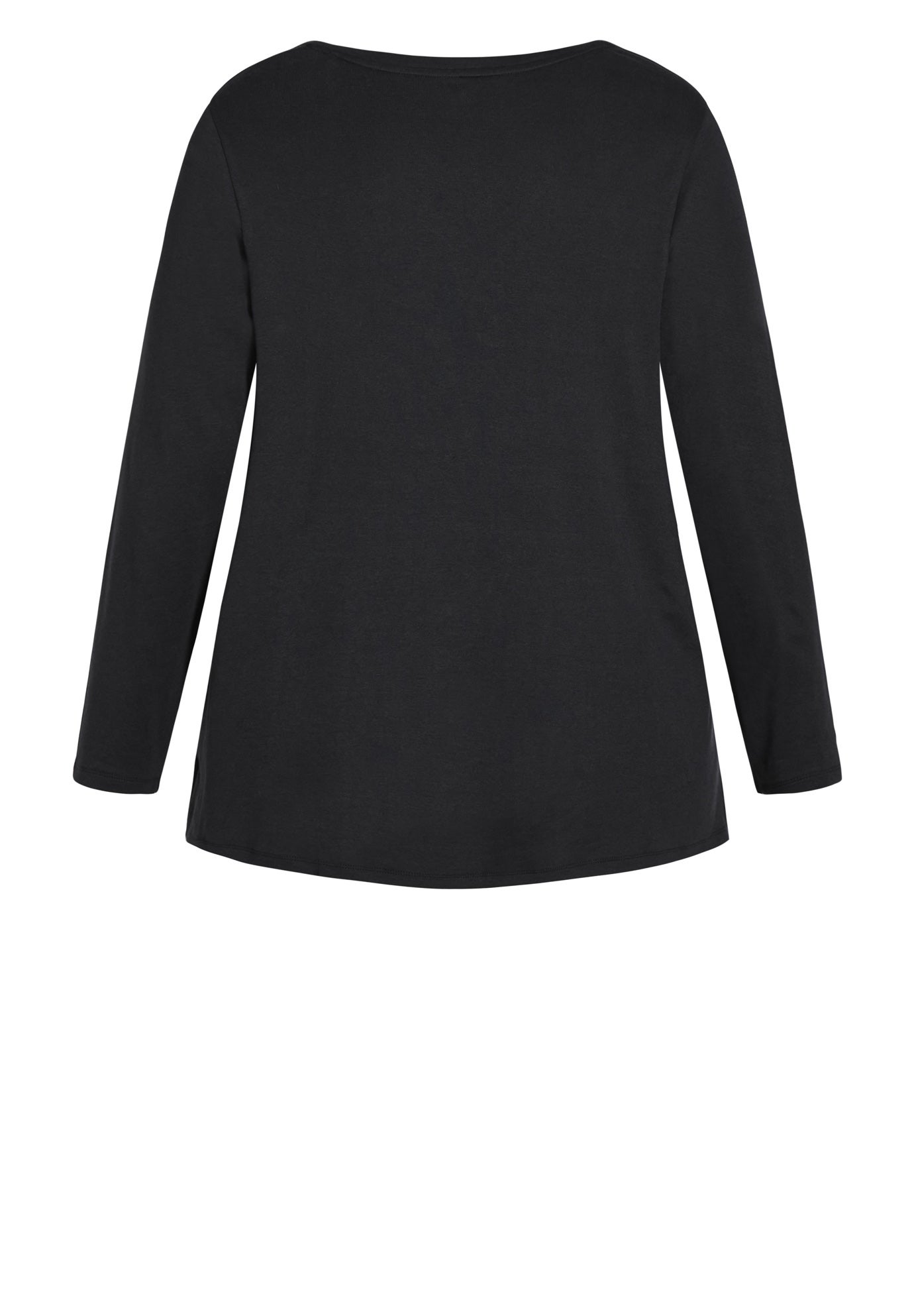 V-Neck Essential Long Sleeve Tee image number 4