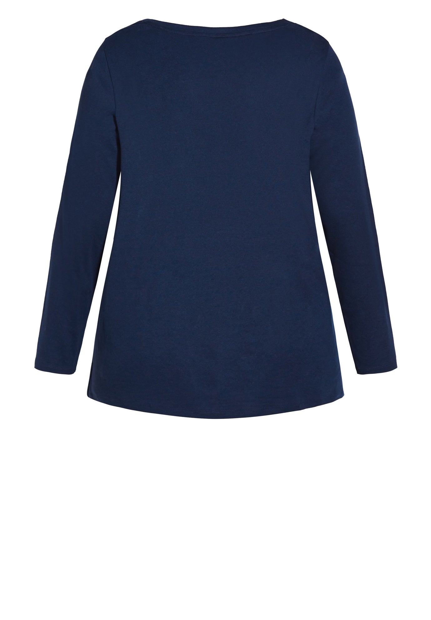 V-Neck Essential Long Sleeve Tee image number 4