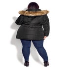 Belted Hood Puffer Coat image number null