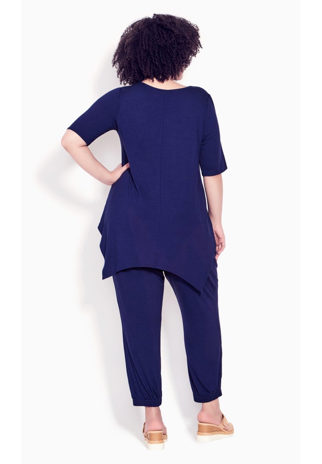 Shirred V-Neck Tank by Denim 24/7 image number null