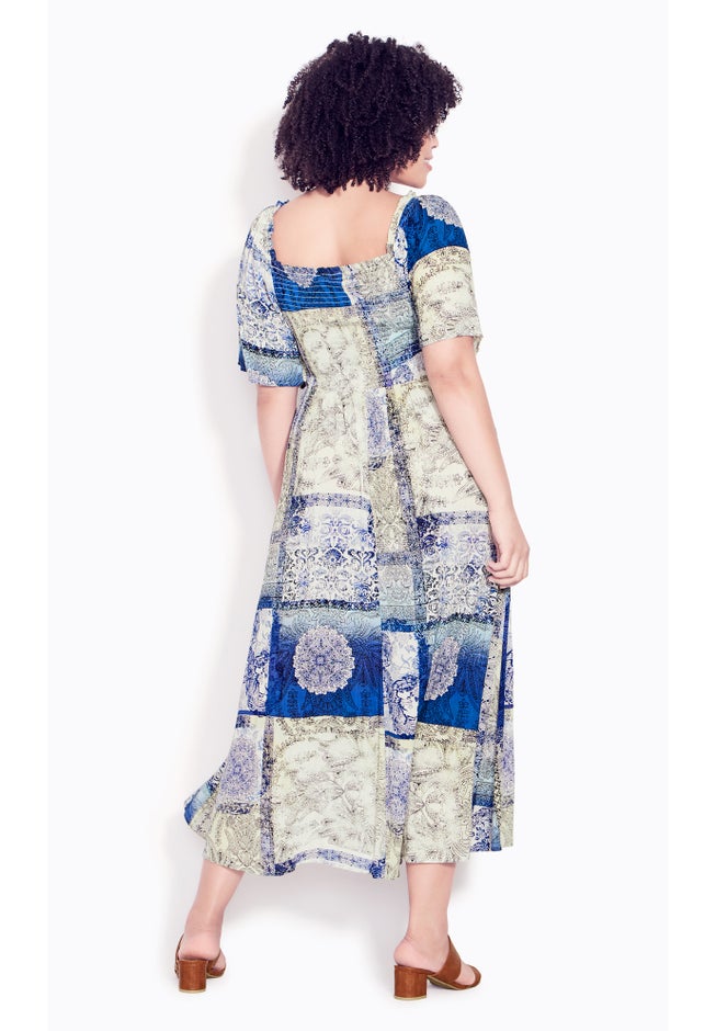 Faux Wrap Dress image number null