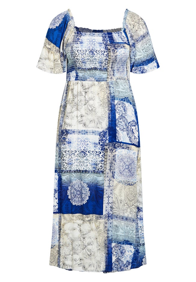 Faux Wrap Dress image number null