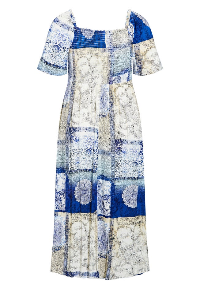 Faux Wrap Dress image number null