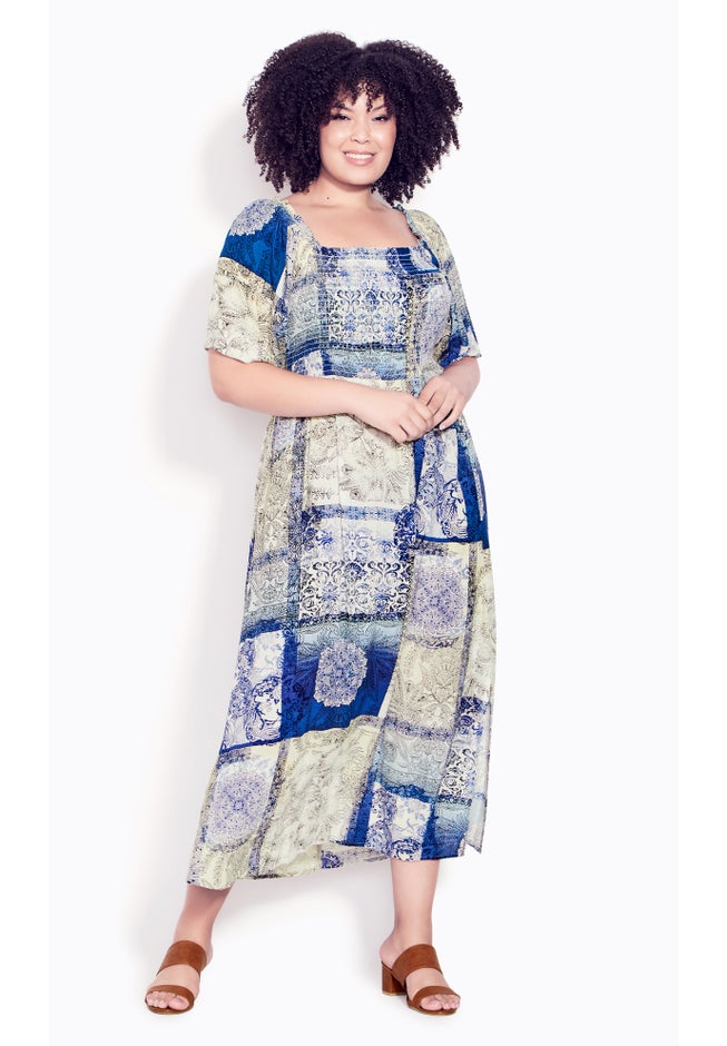 Faux Wrap Dress image number null