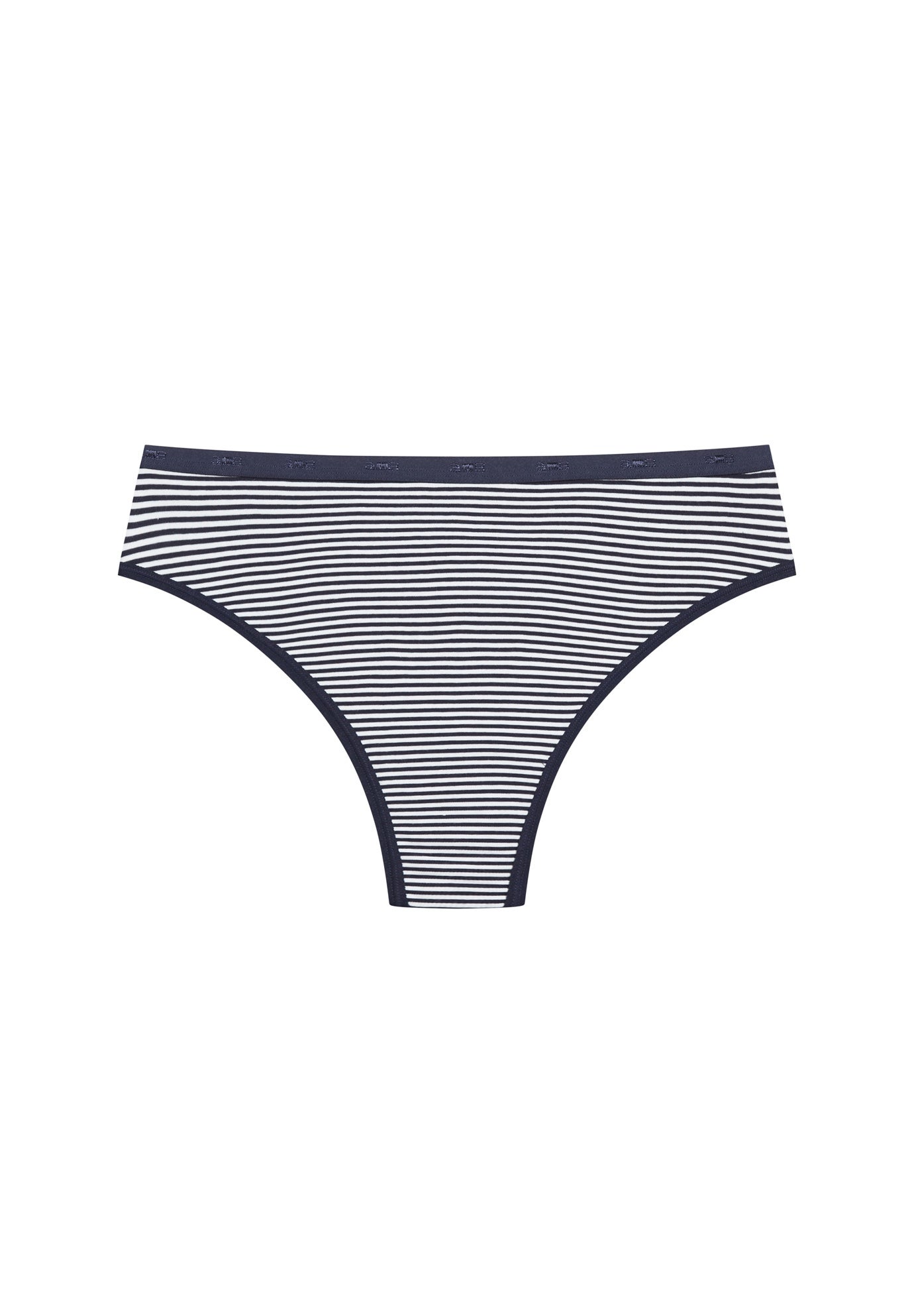Cotton Stripe Thong image number 2