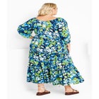 Heather Print Dress image number null