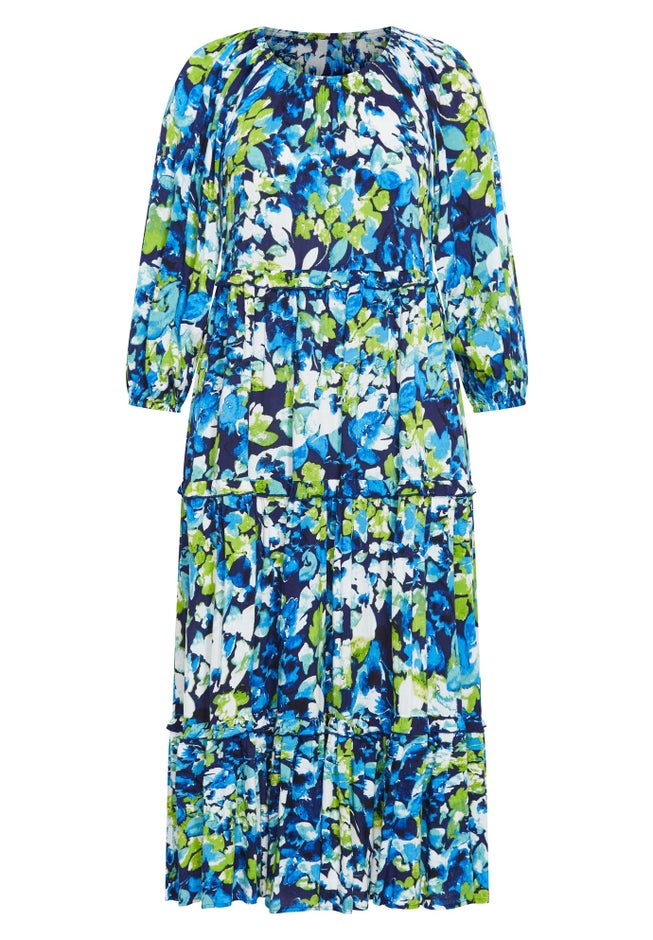 Heather Print Dress image number 4