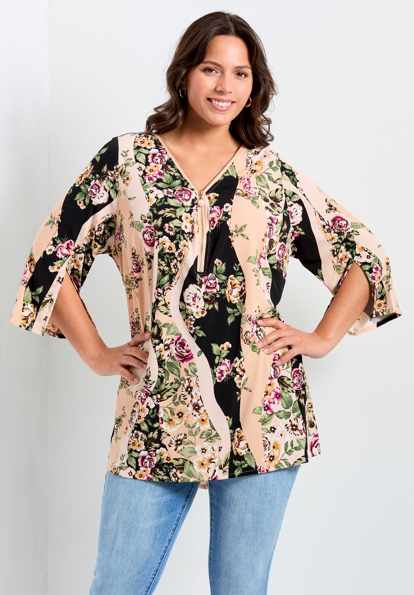 Leona Zip Top image number 0