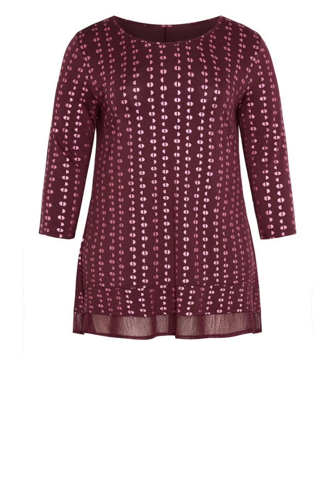 Foil Print Tunic image number 2