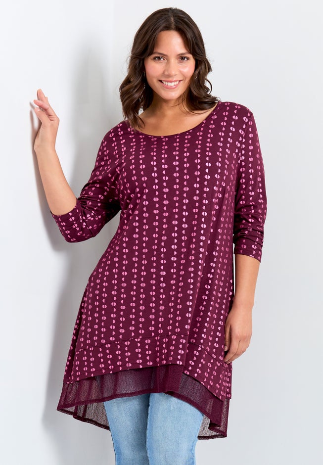 Foil Print Tunic image number 0
