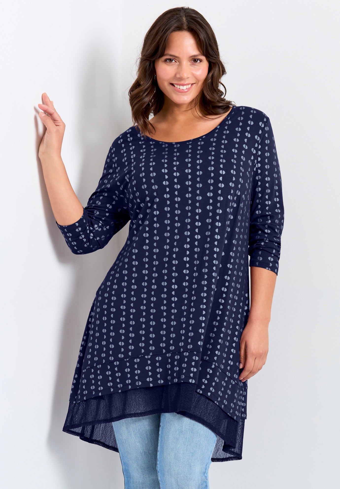 Foil Print Tunic image number 0