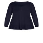 Waffle Ruffle Tunic image number null