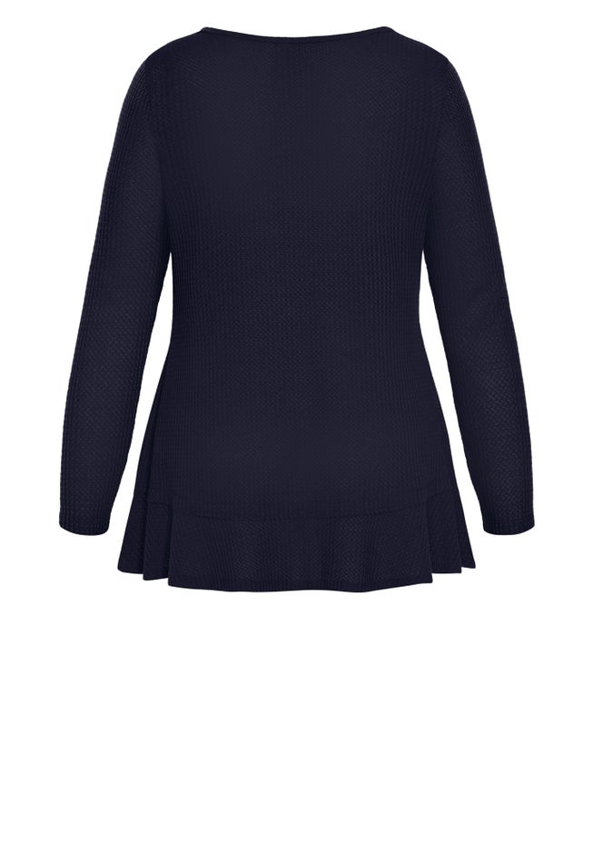 Waffle Ruffle Tunic image number 4