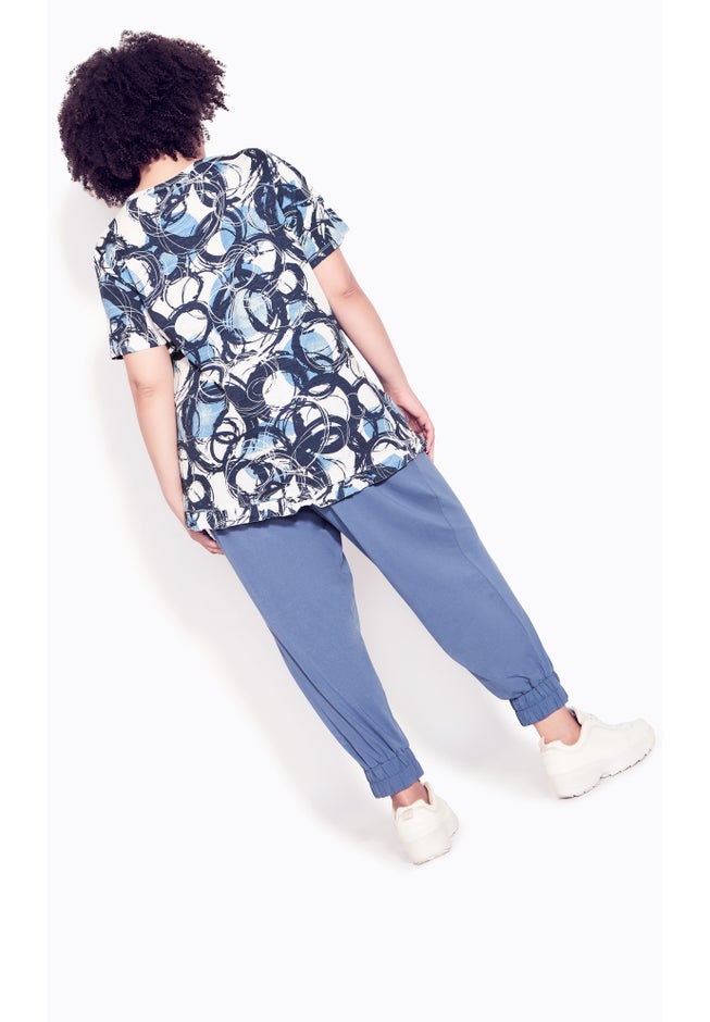 Mae Ruffle Print Top image number 2