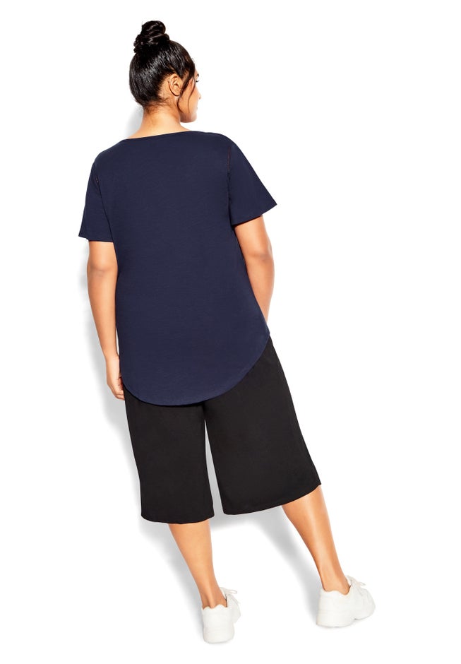 Flutter Sleeve Plain Top image number 1