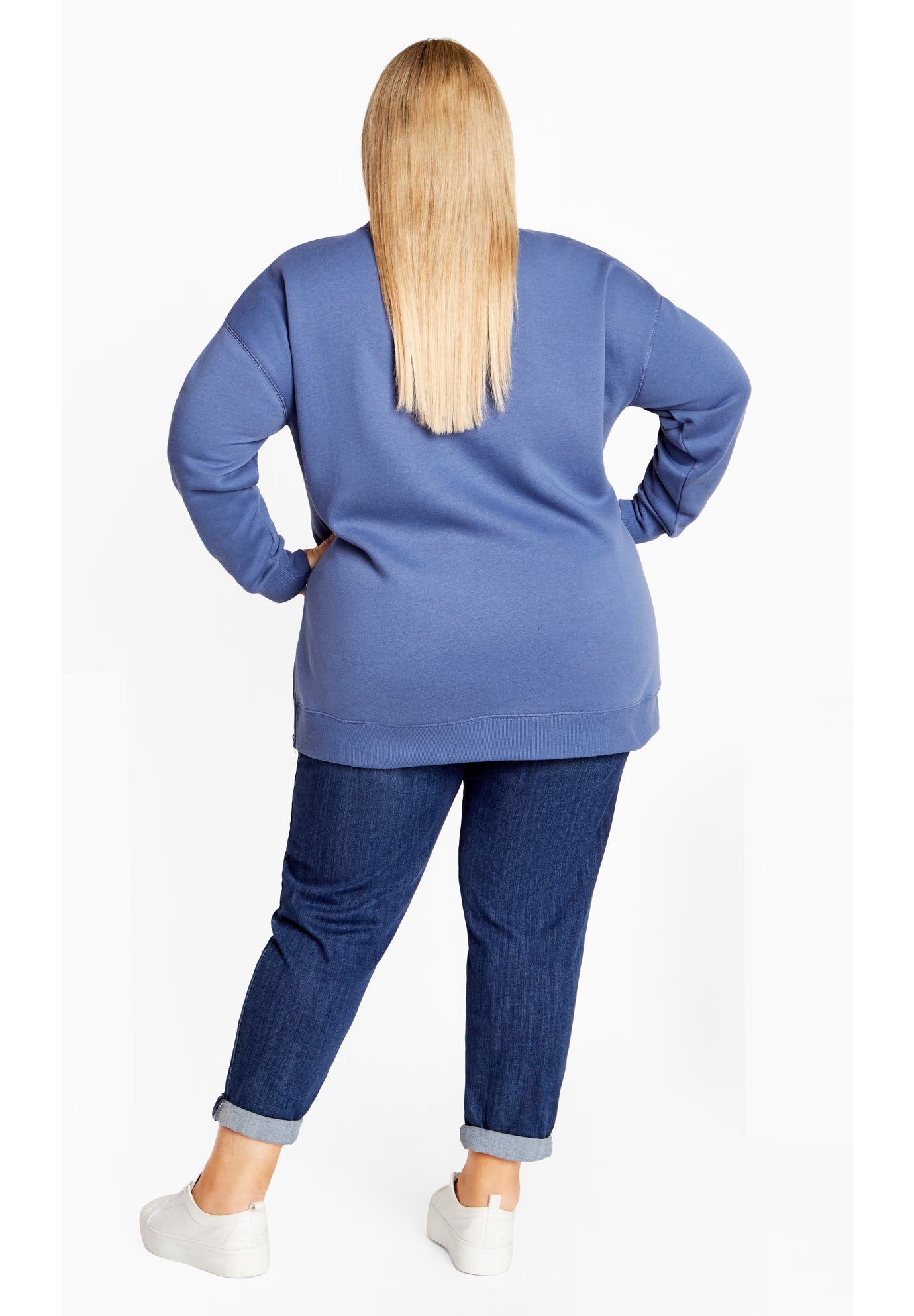 Jade Longline Zip Top image number 2