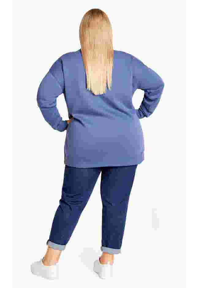 Jade Longline Zip Top image number 2