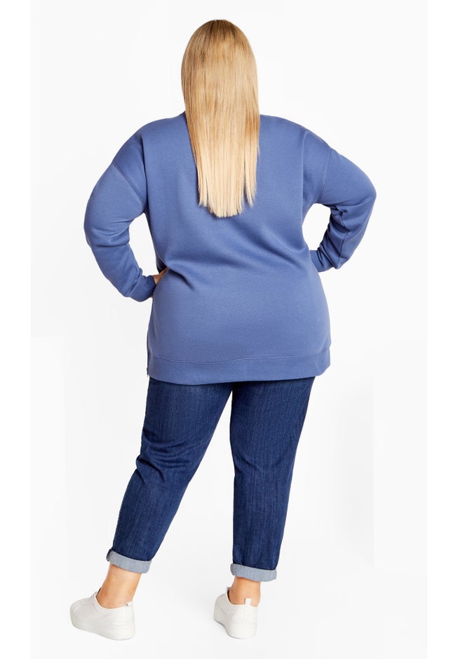 Jade Longline Zip Top image number 2