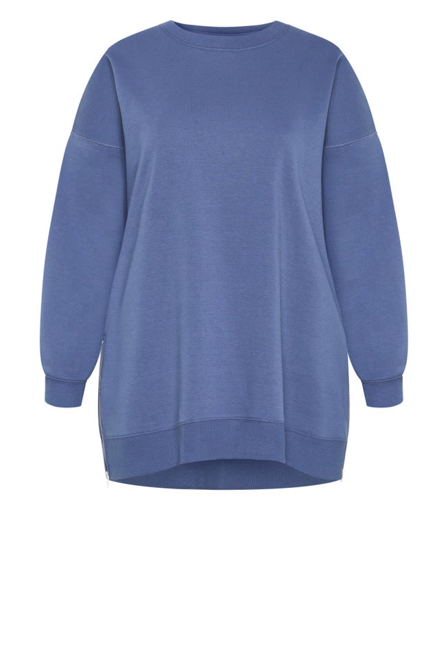 Jade Longline Zip Top image number 3