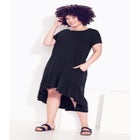 Ella Ruffle Plain Dress image number null