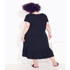 Ella Ruffle Plain Dress image number null