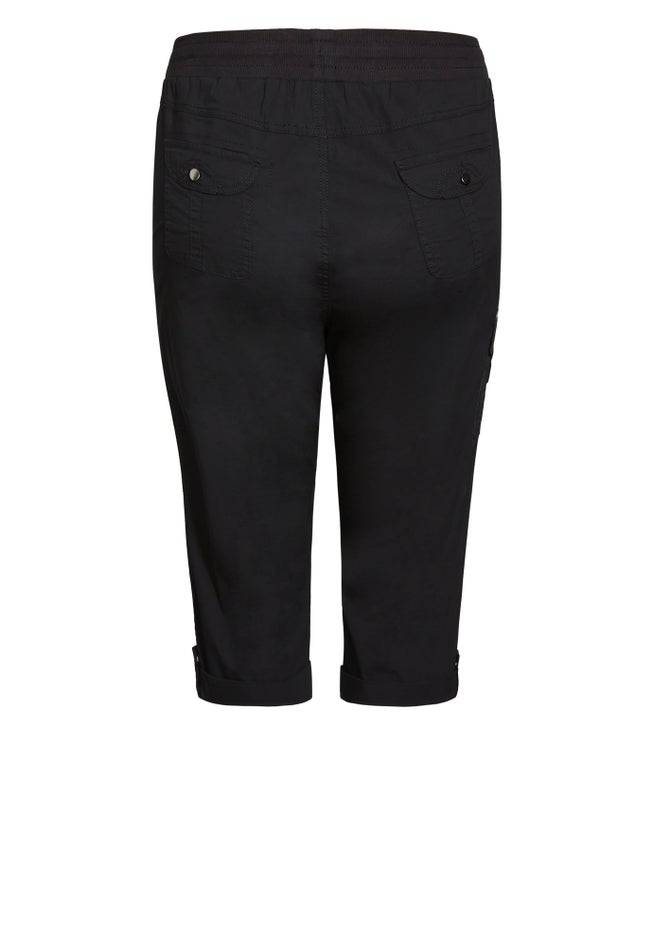 Cotton Roll Up Capri image number 4