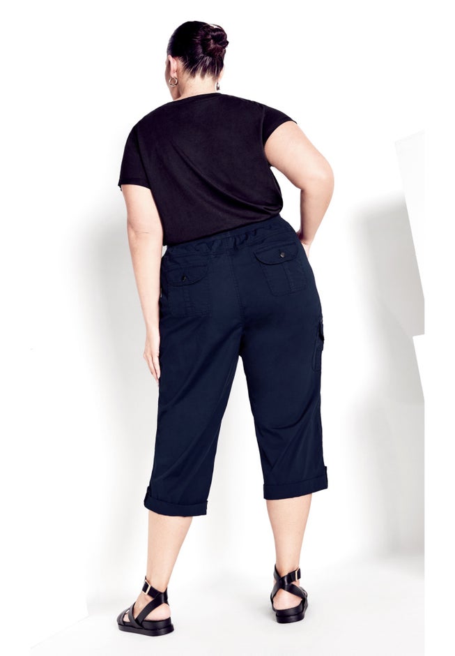 Cotton Roll Up Capri image number 2