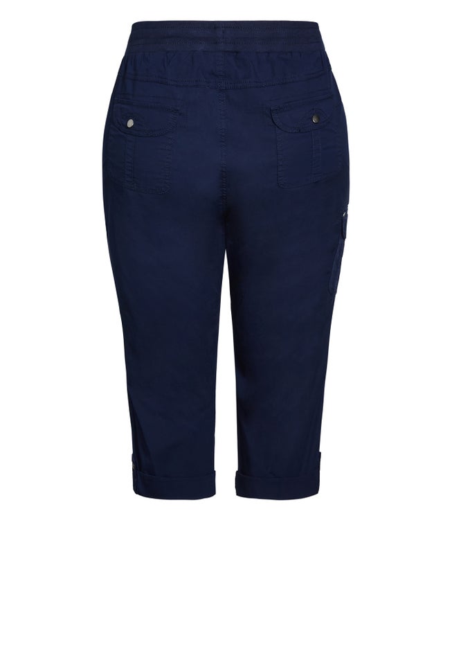 Cotton Roll Up Capri image number 5